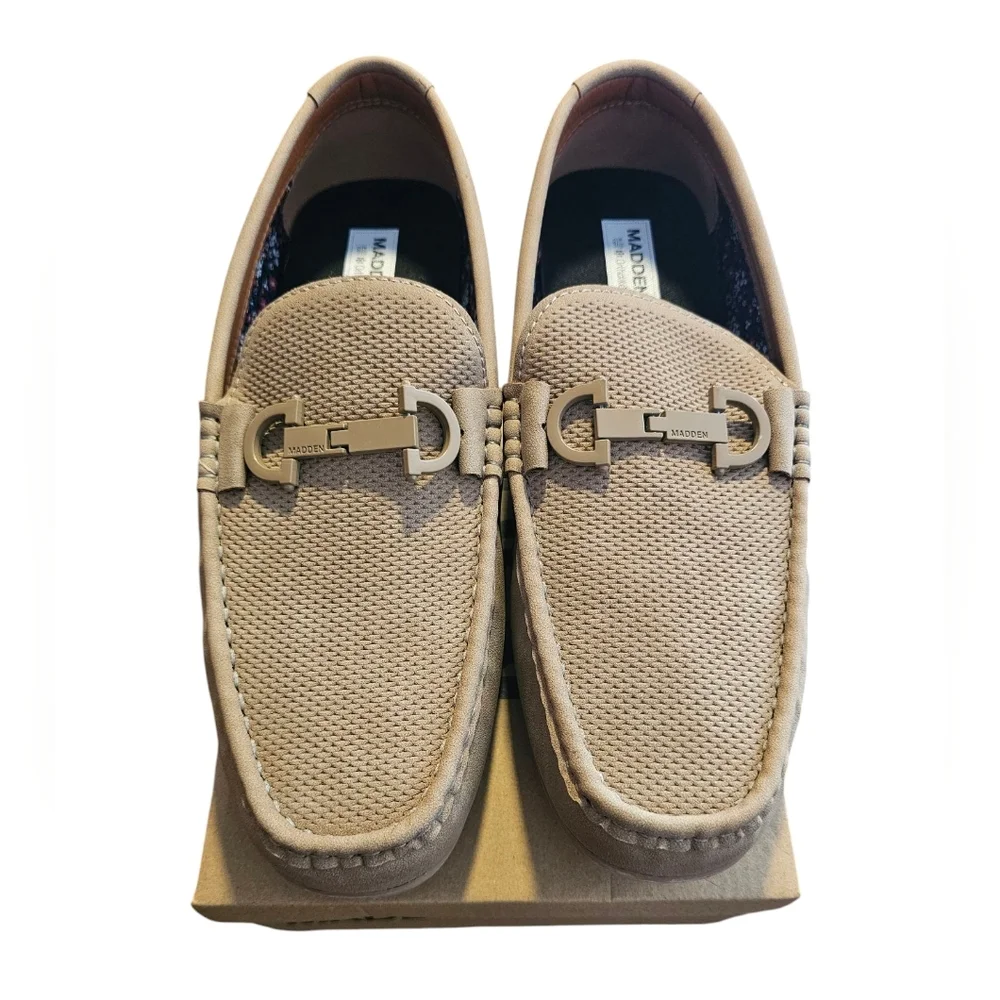 New w/box Madden M-SUSSTN Men's Tan Loafers size 11 - Picture 1 of 8